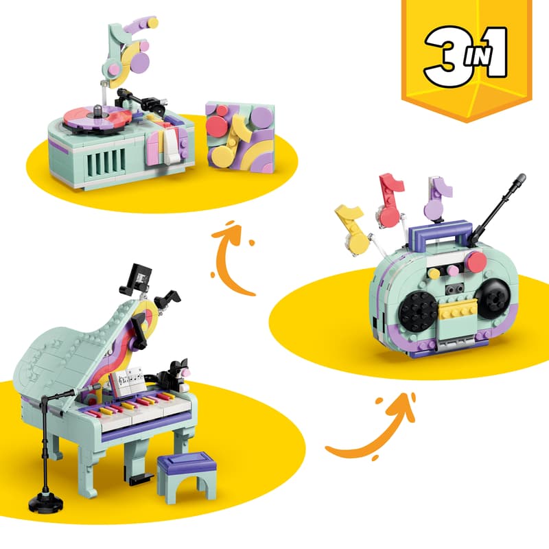 LEGO CREATOR - PIANOFORTE DECORATIVO CON GATTO - 31392