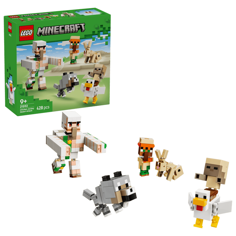 LEGO MINECRAFT - ATTACCO NEL DESERTO DEL FANTINO DI POLLI - 21592