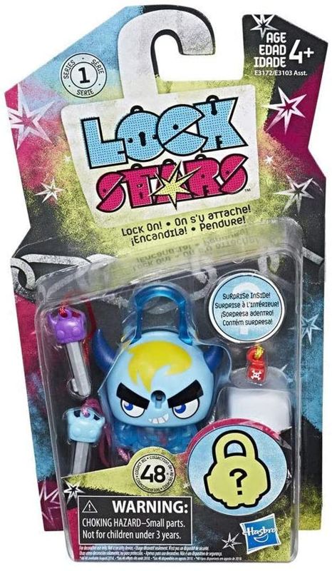 LOCK STARS BLUE HORNED