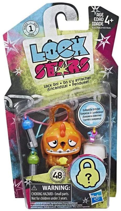 LOCK STARS ORANGE DINOSAUR