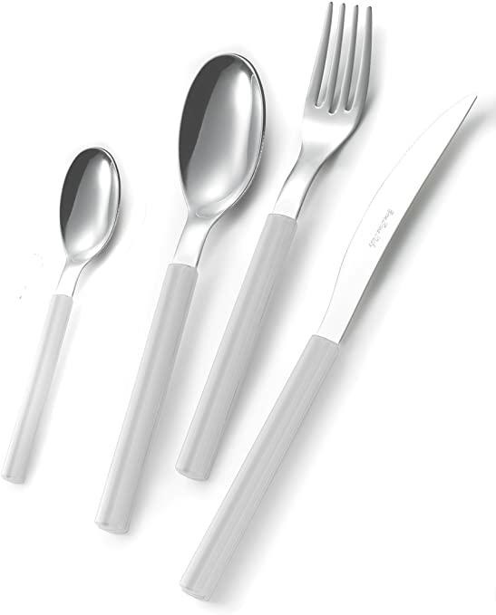 Posate set  24 pezzi Sky bianco 19 materiale: 18/c