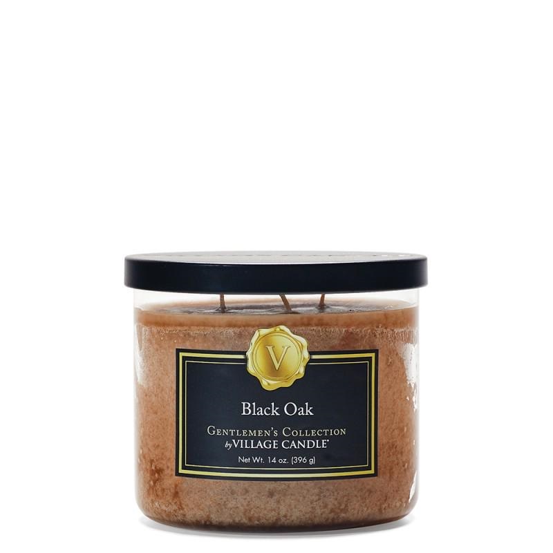 Village Candle Black Oak Candela 14oz396gr Ambra, sandalo, l