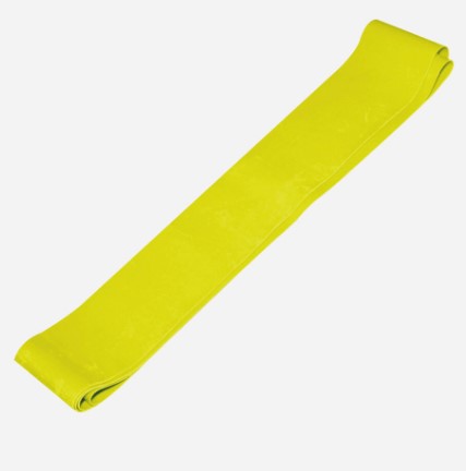 FITNESS BAND CARNIELLI CM175x15mm. 0,35 colore giallo - morbida alla trazione