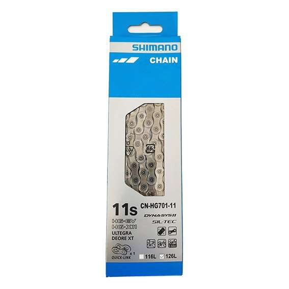 CATENA SHIMANO  116 maglie +QuickLink CN-HG701 11-Velocità