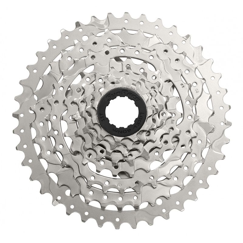 CASSETTA SUNRACE  MTB 8V NICKEL Corpetto SHIMANO 11-42T