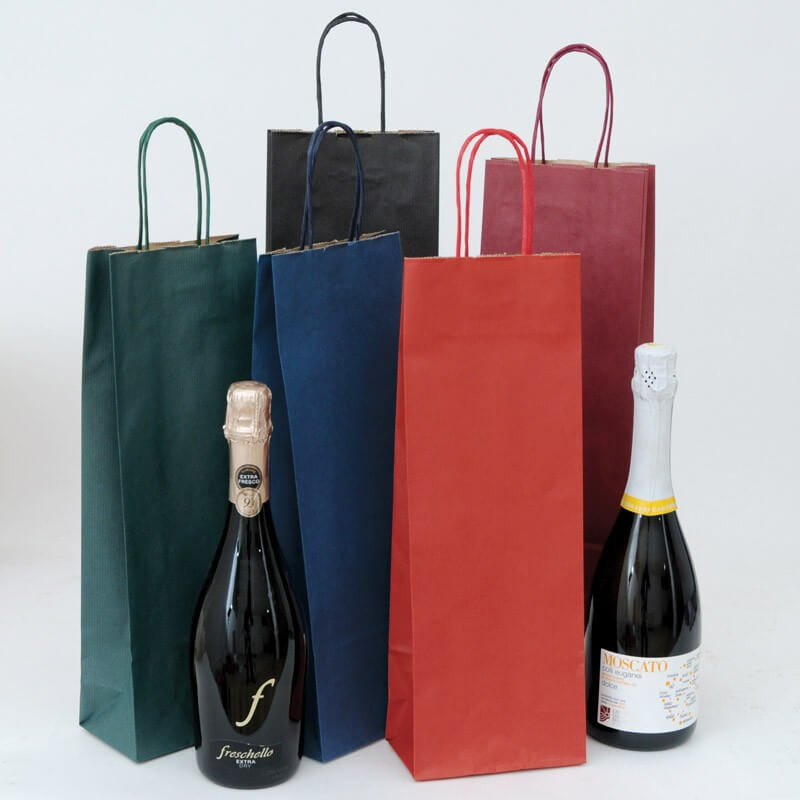 BUSTE REGALO PER BOTTIGLIE F.TO 14X8,5X39