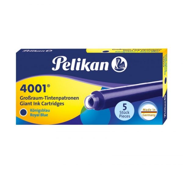PELIKAN - CARTUCCE D'INCHIOSTRO TP/6 4001 ROYAL BLUE/NERO